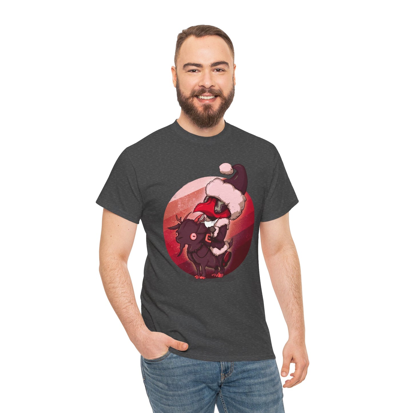 Plague Doctor Santa Unisex Heavy Cotton Tee
