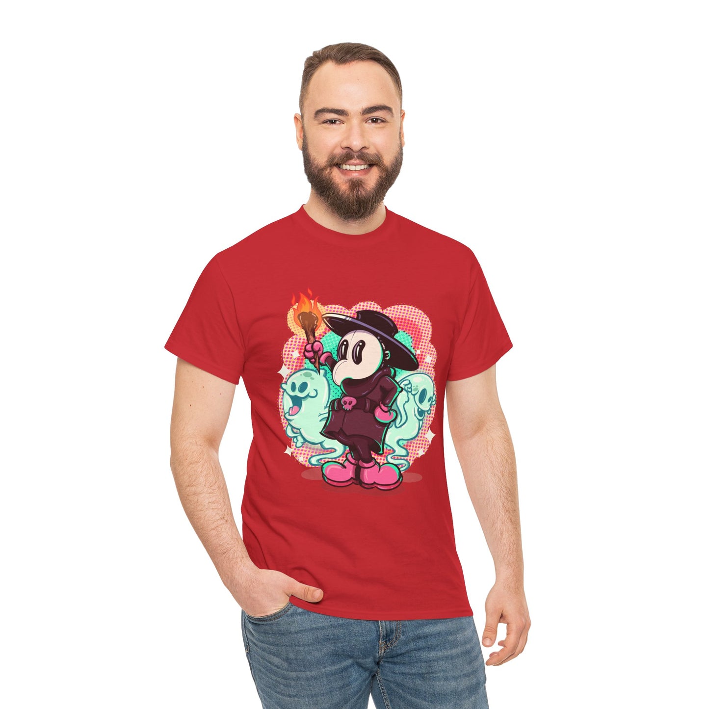 Rubber Hose Plague Doctor Unisex Heavy Cotton Tee