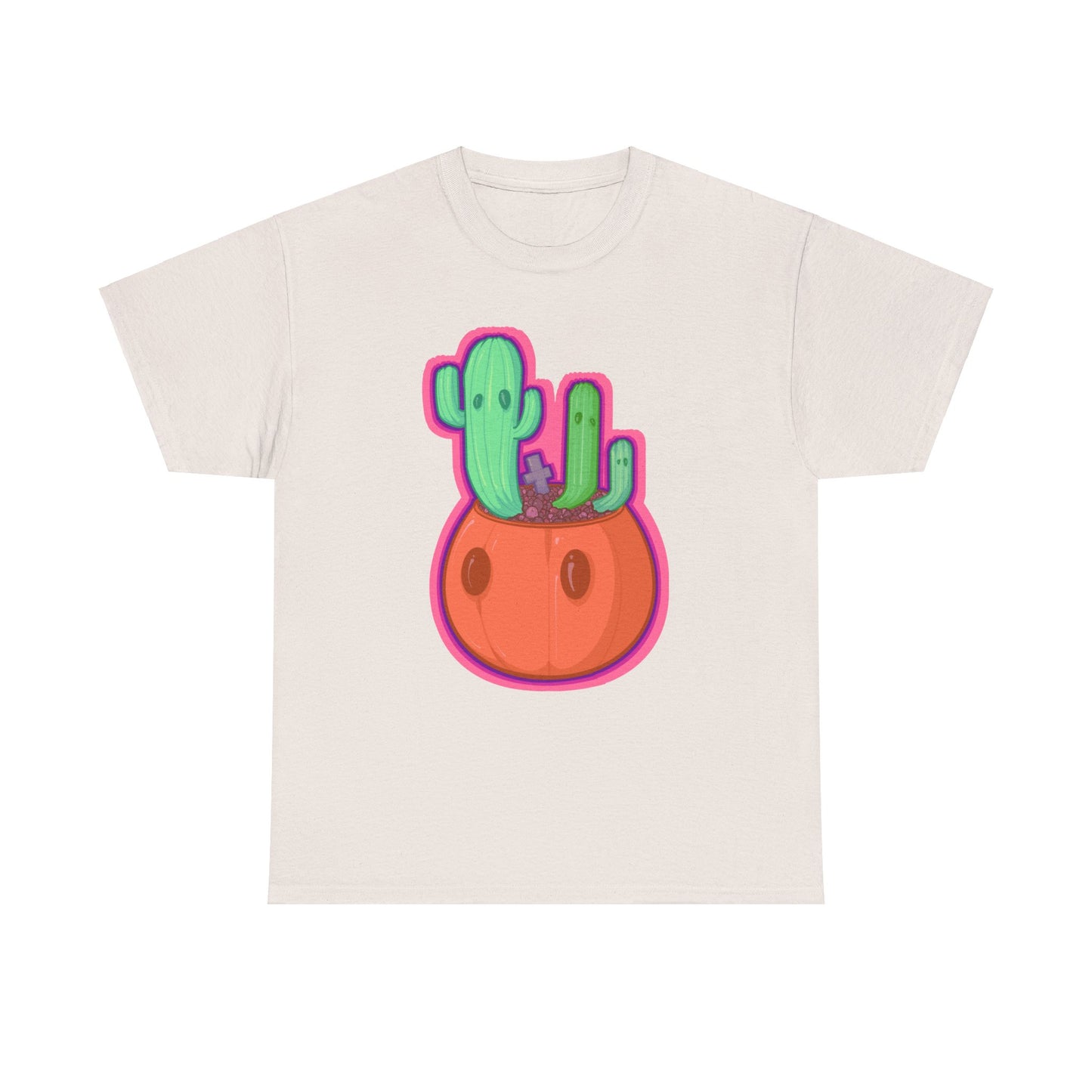 Spooky Succulent Unisex Heavy Cotton Tee