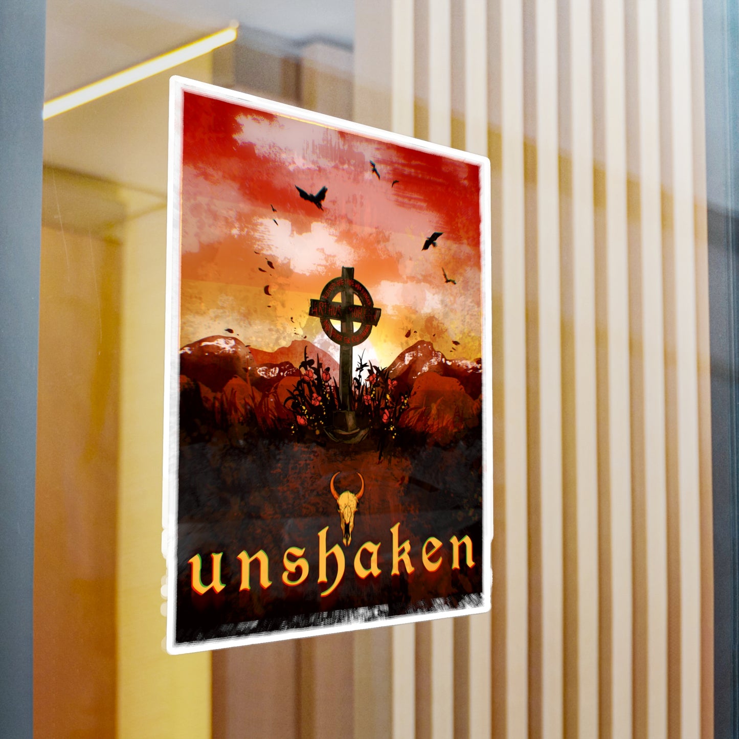 Unshaken Kiss-Cut Vinyl Decal