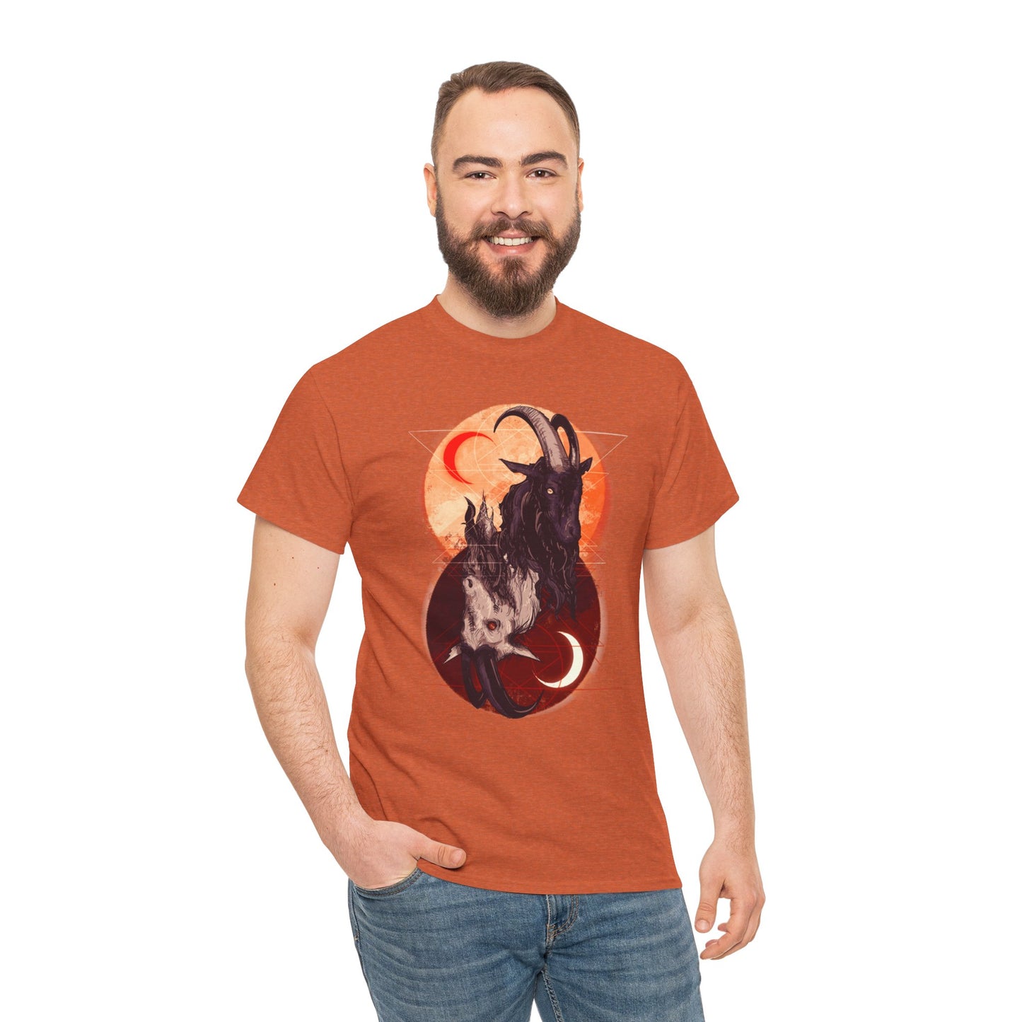 As Above So Below V Unisex Heavy Cotton Tee