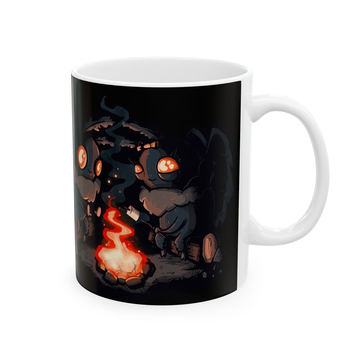 Moths To A Flame Ceramic Mug 11oz