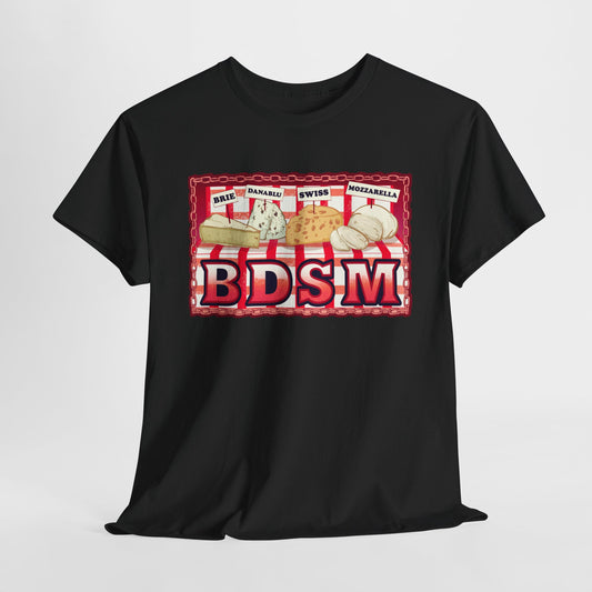 Cheeses Unisex Heavy Cotton Tee