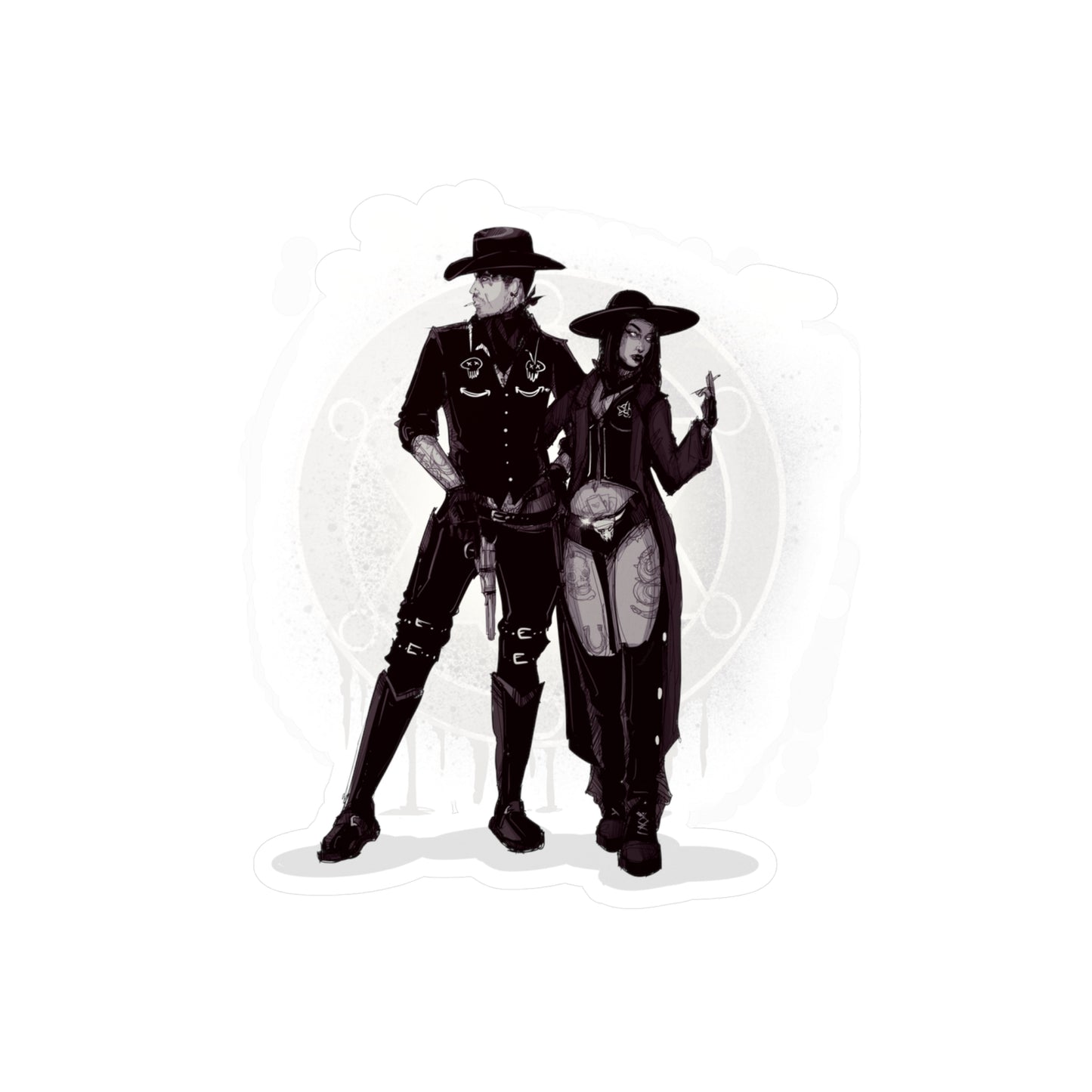 Outlaw Heart Kiss-Cut Vinyl Decal
