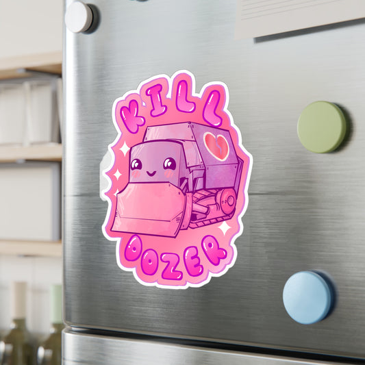 Kawaii Dozer Kiss-Cut Vinyl Decal