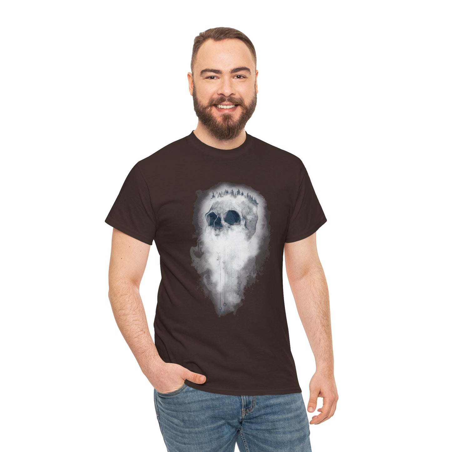 Elemental Skull Air Unisex Heavy Cotton Tee