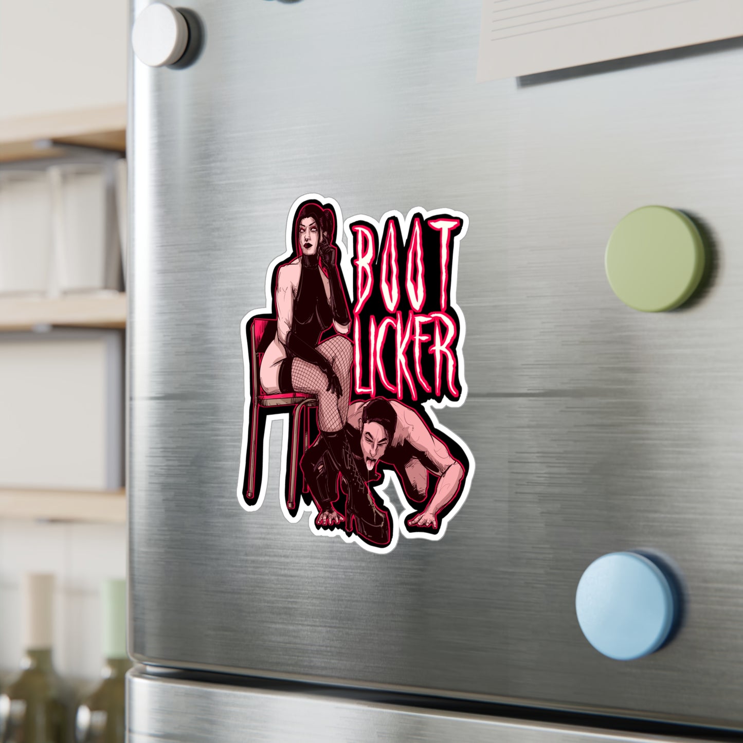 Boot Licker Kiss-Cut Vinyl Decal