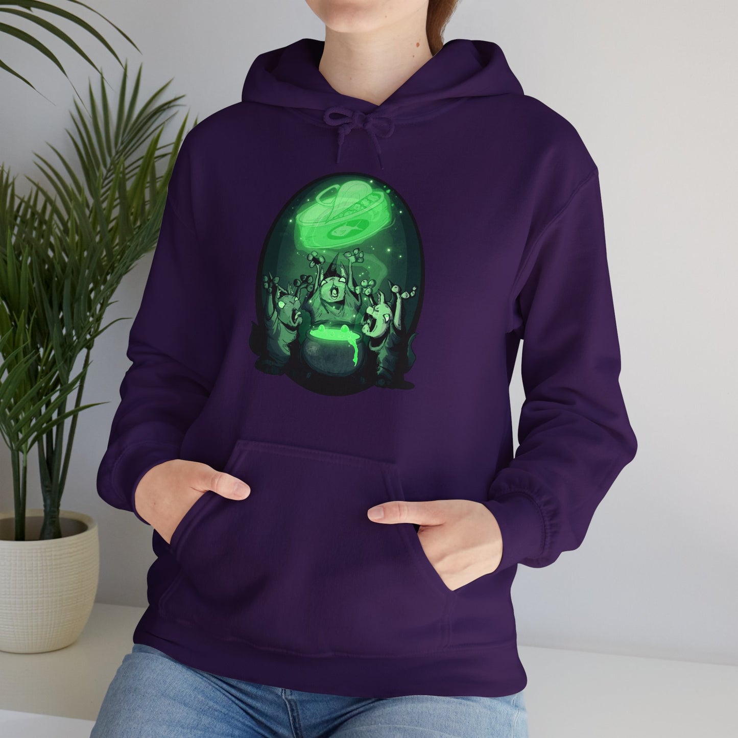 Cat Coven Unisex Heavy Blend Hooded Sweatshirt