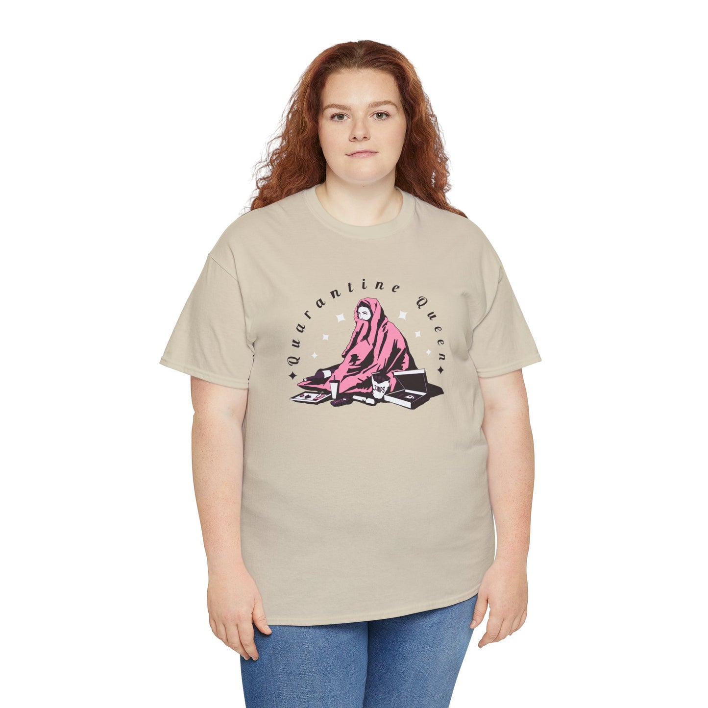 Quarantine Queen Unisex Heavy Cotton Tee