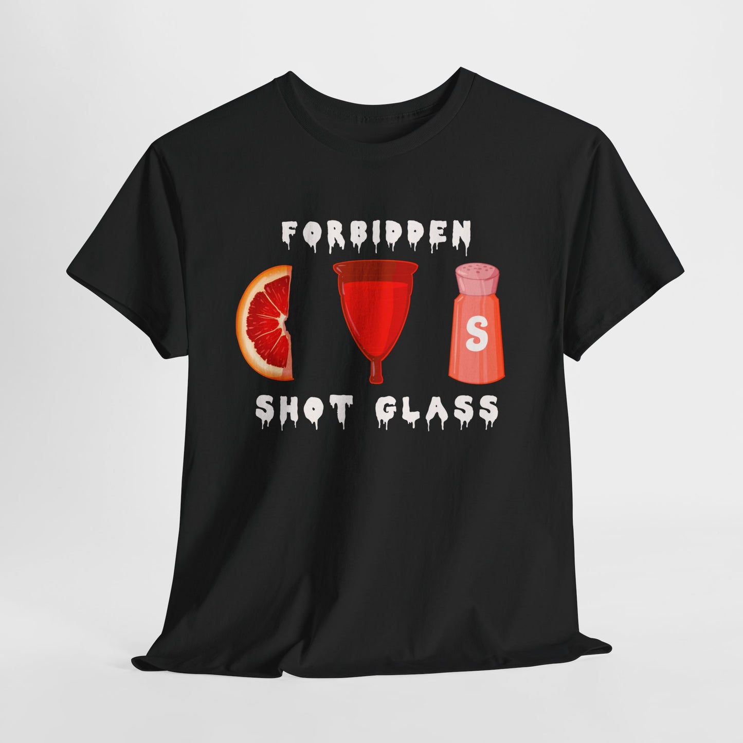 Forbidden Shot Glass Unisex Heavy Cotton Tee