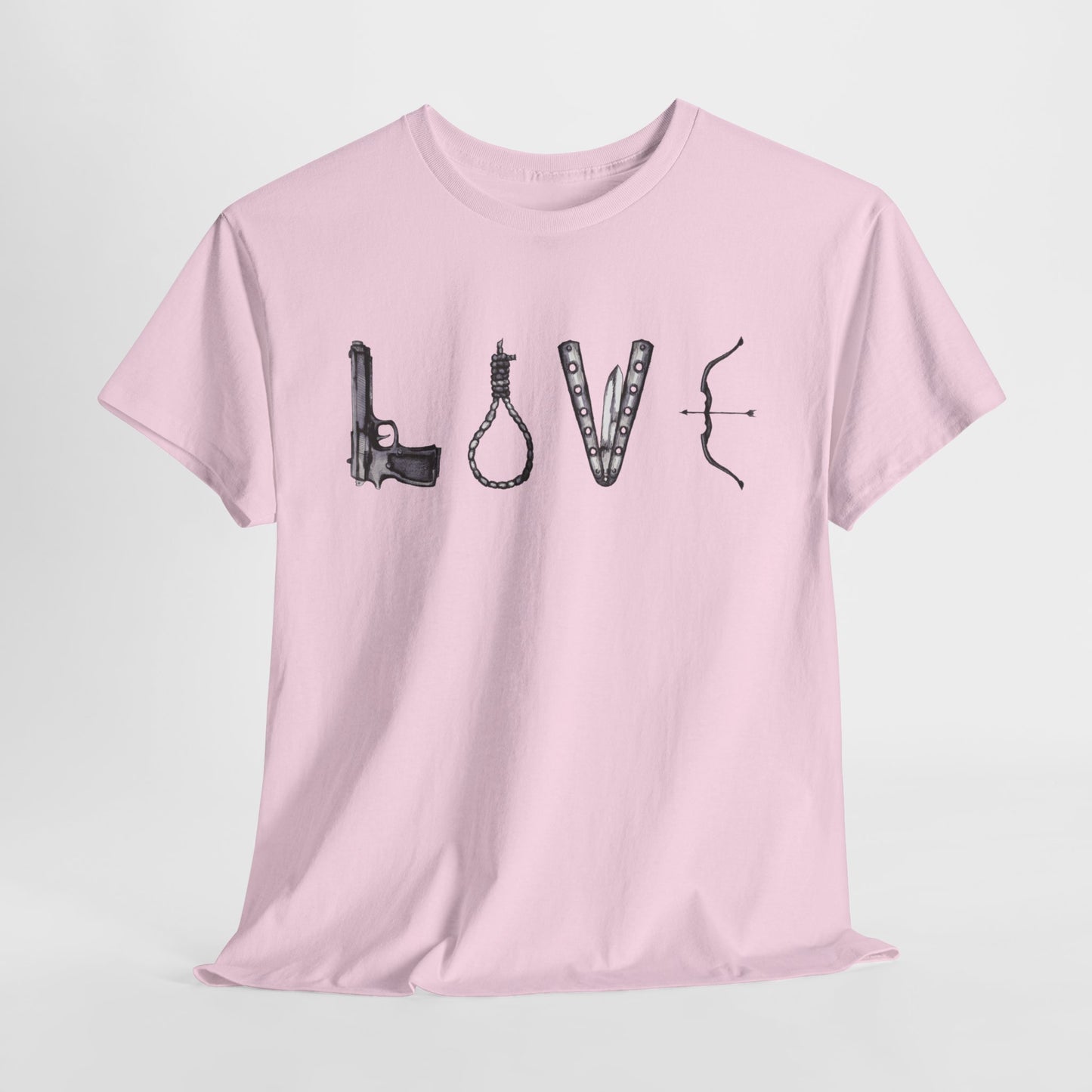 Love Is Death Unisex Heavy Cotton Tee