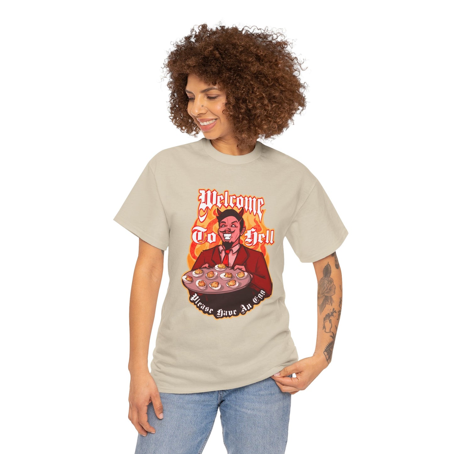 Deviled Eggs Unisex Heavy Cotton Tee