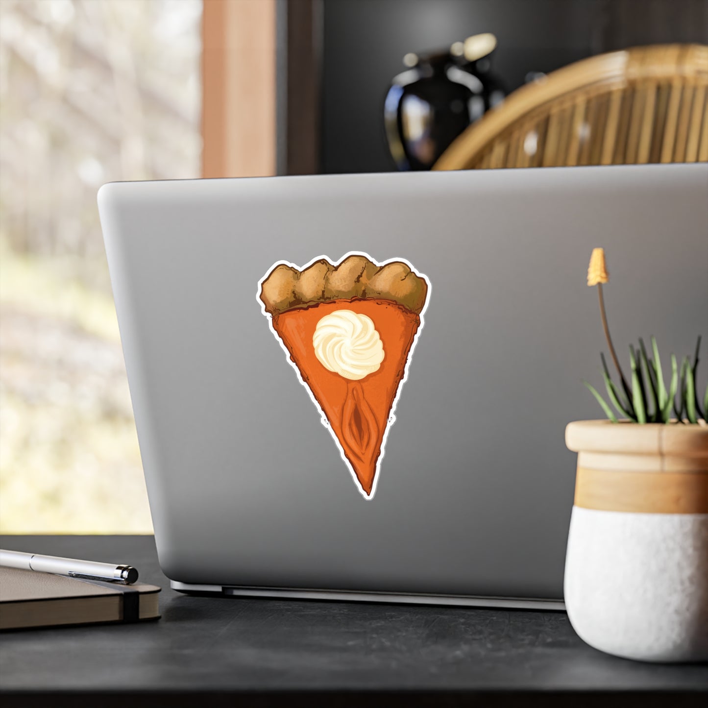 Pumpkin Pie Kiss-Cut Vinyl Decal