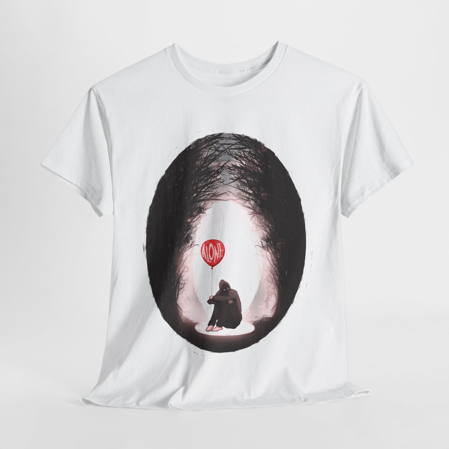 Forever Alone Unisex Heavy Cotton Tee