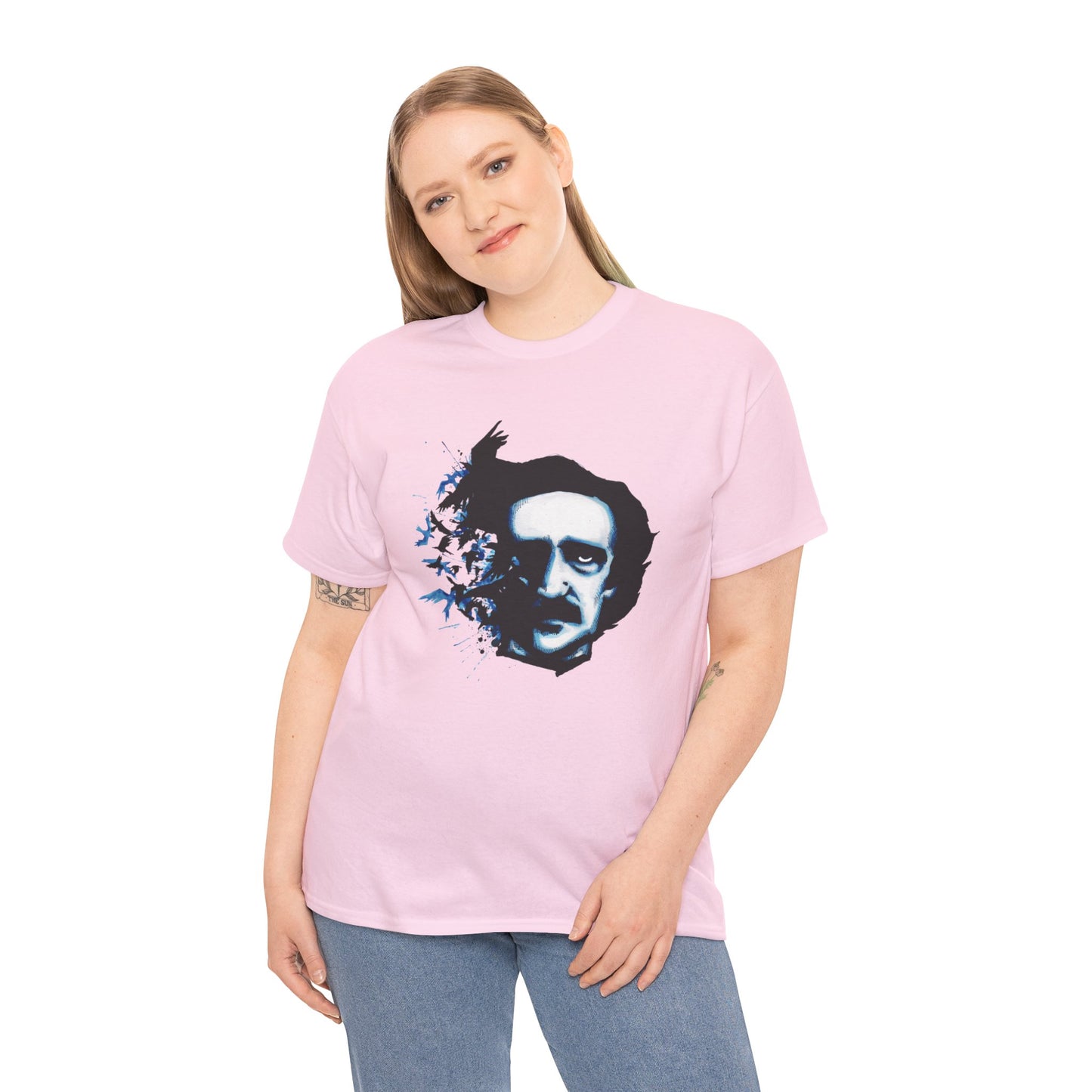 Edgar Allen Crows Unisex Heavy Cotton Tee