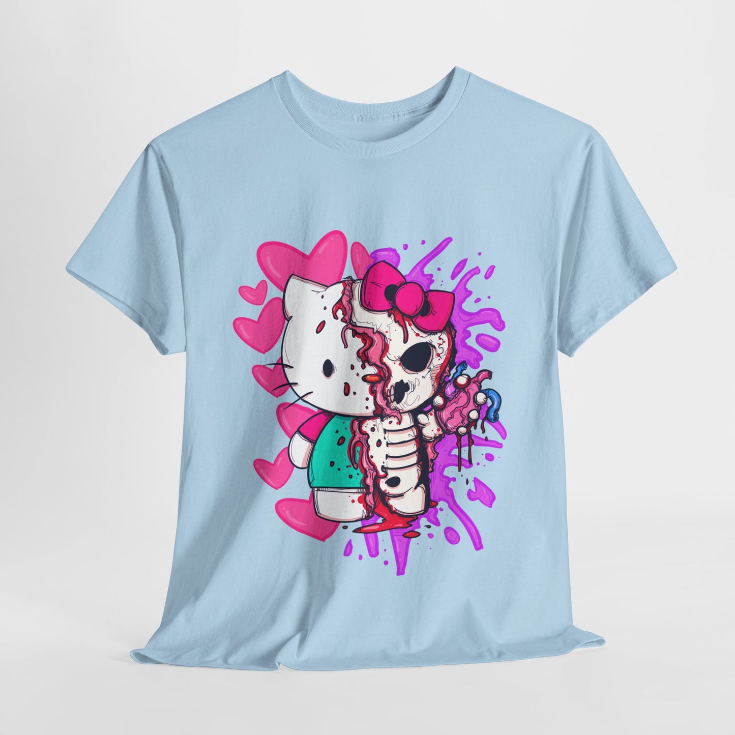 Zombie Kitty Unisex Heavy Cotton Patreon Tee