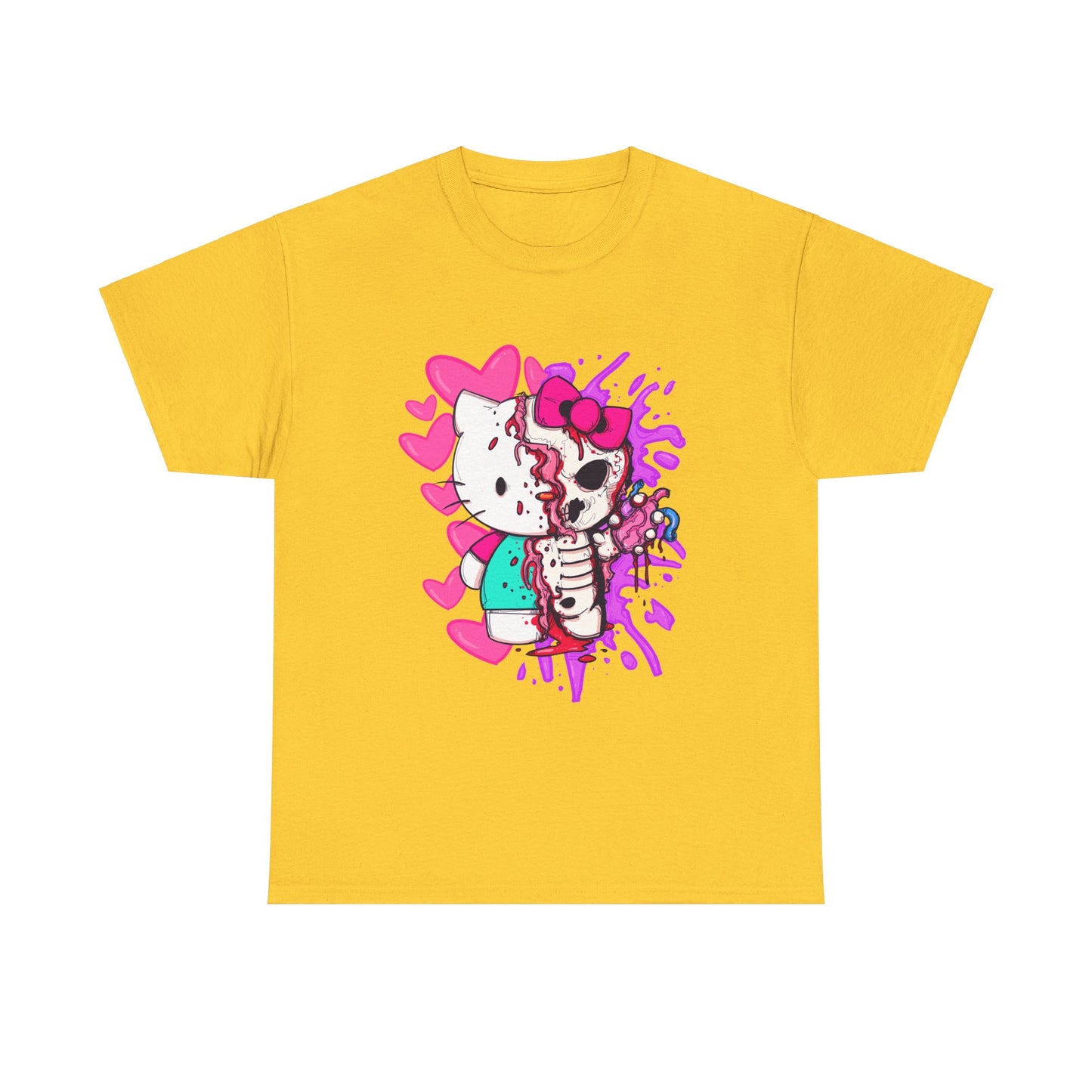 Zombie Kitty Unisex Heavy Cotton Patreon Tee
