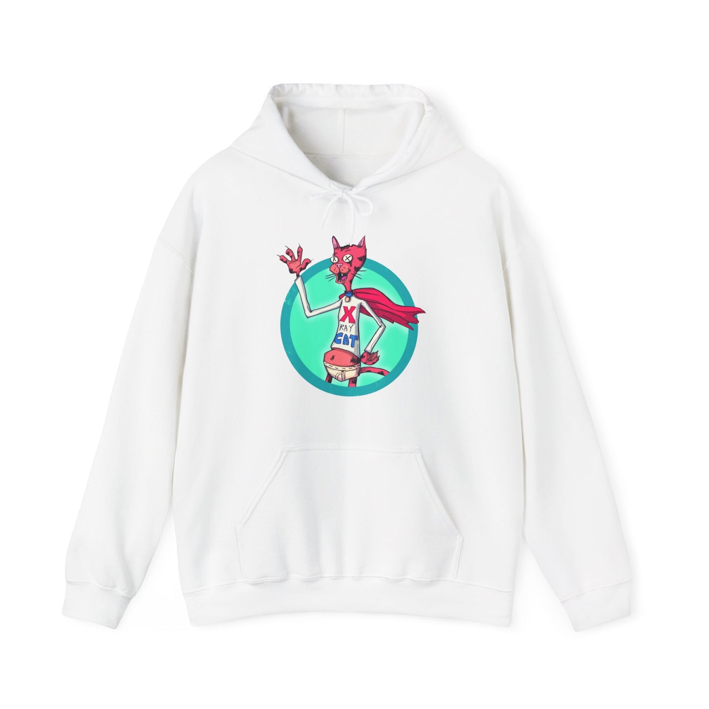 X-Ray Cat Unisex Heavy Blend Hooded Sweatshirt