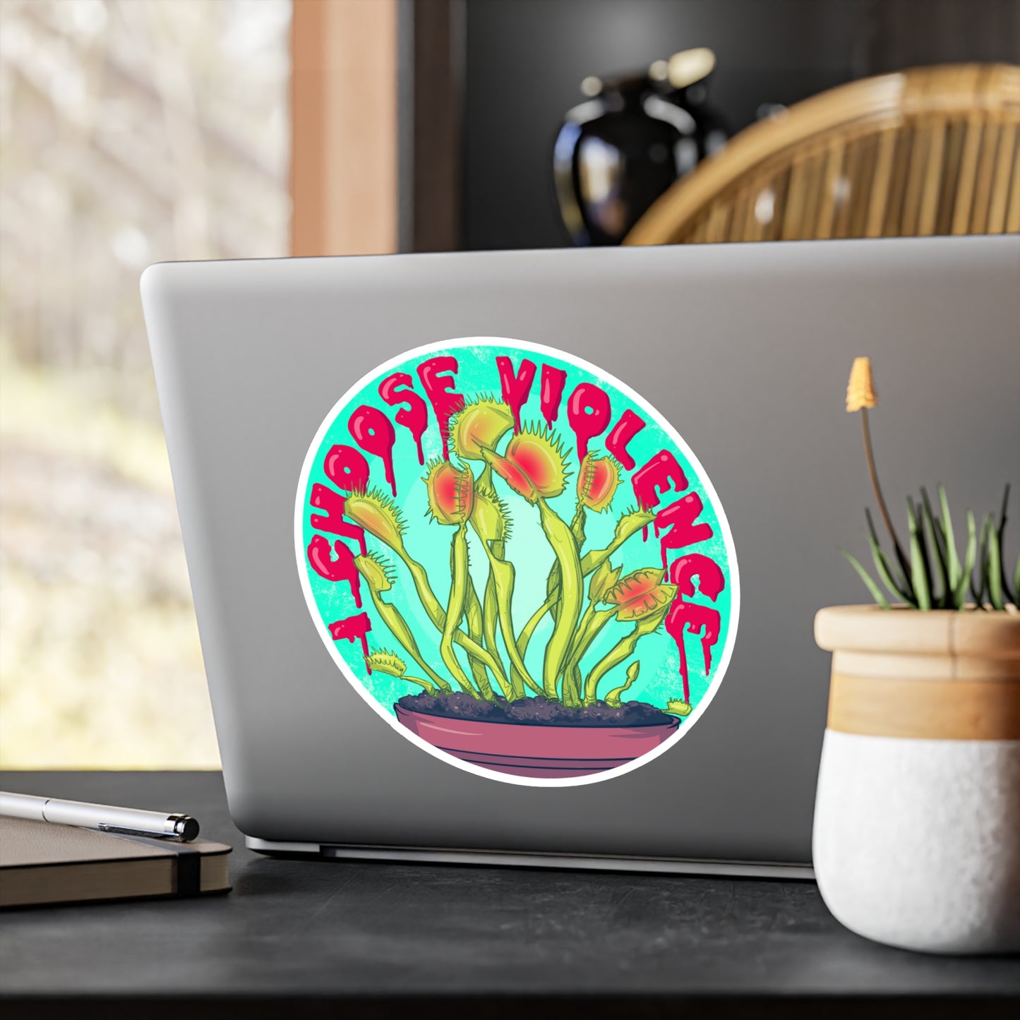 Venus Fly Trap Kiss-Cut Vinyl Decal
