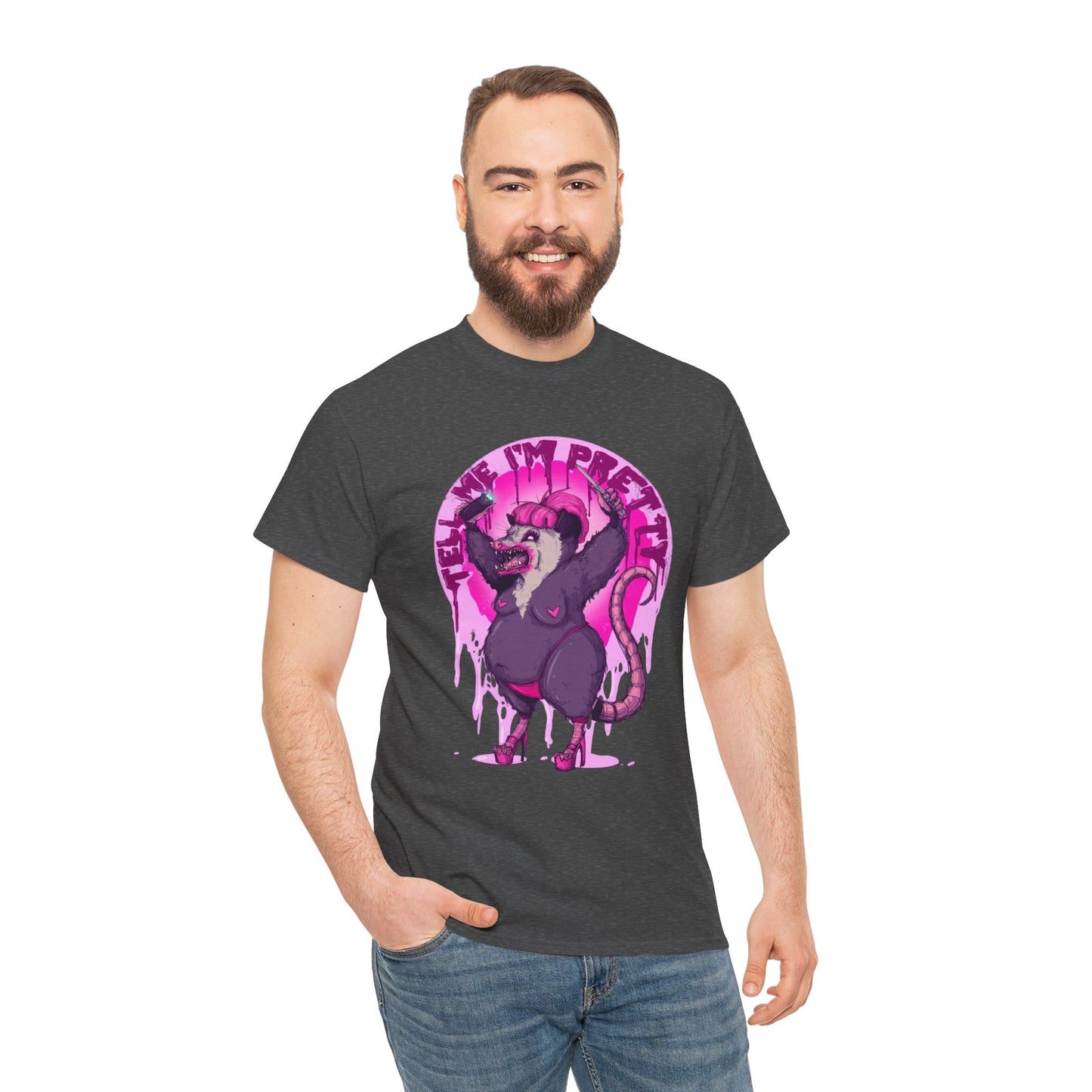 Pretty Opossum Unisex Heavy Cotton Tee