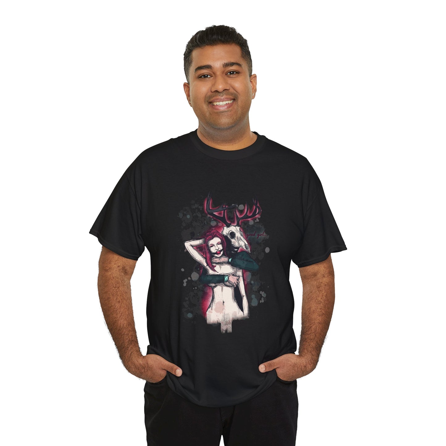 Deer Daddy Series 3: Good Girl Unisex Heavy Cotton Tee