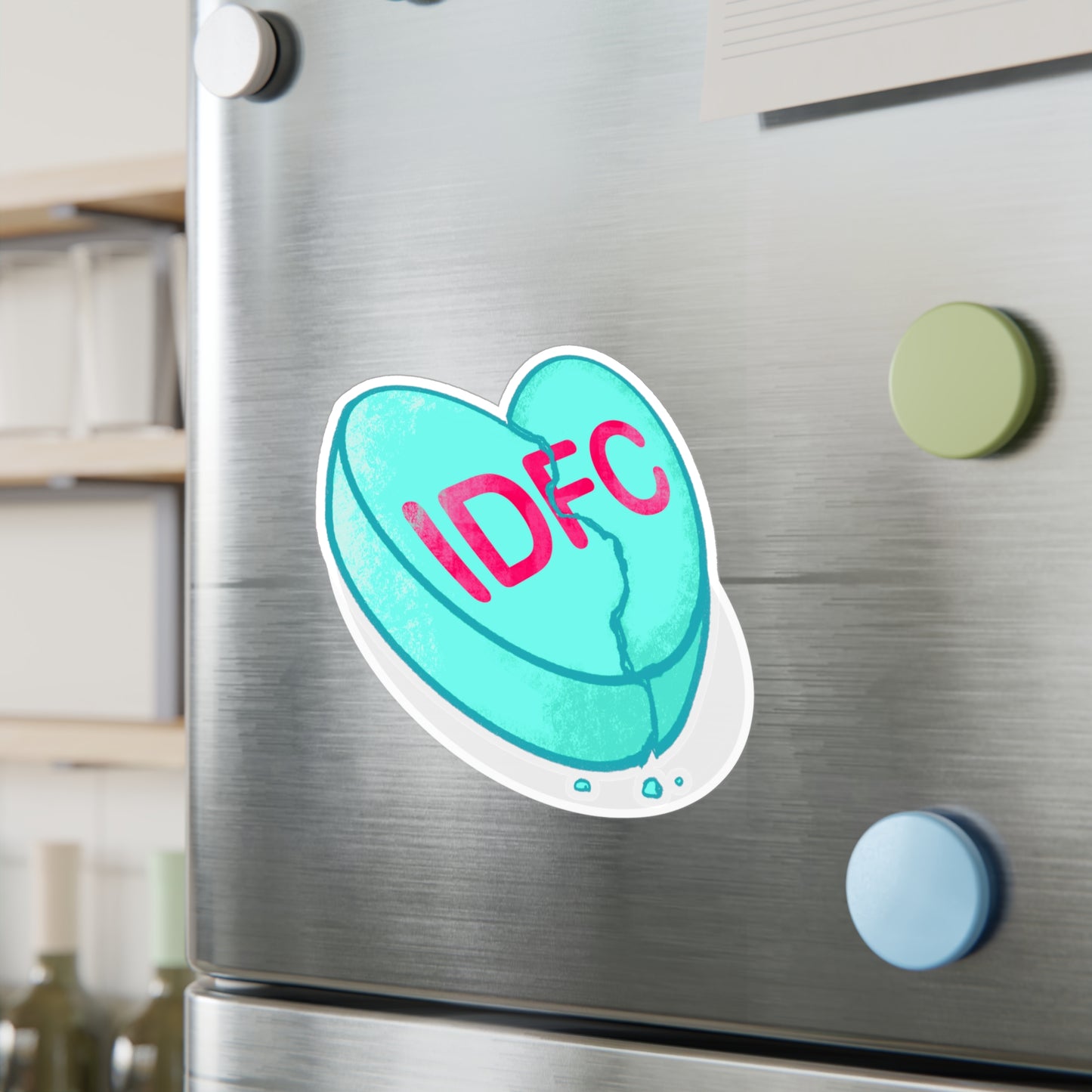 IDFC Heart Kiss-Cut Vinyl Decal