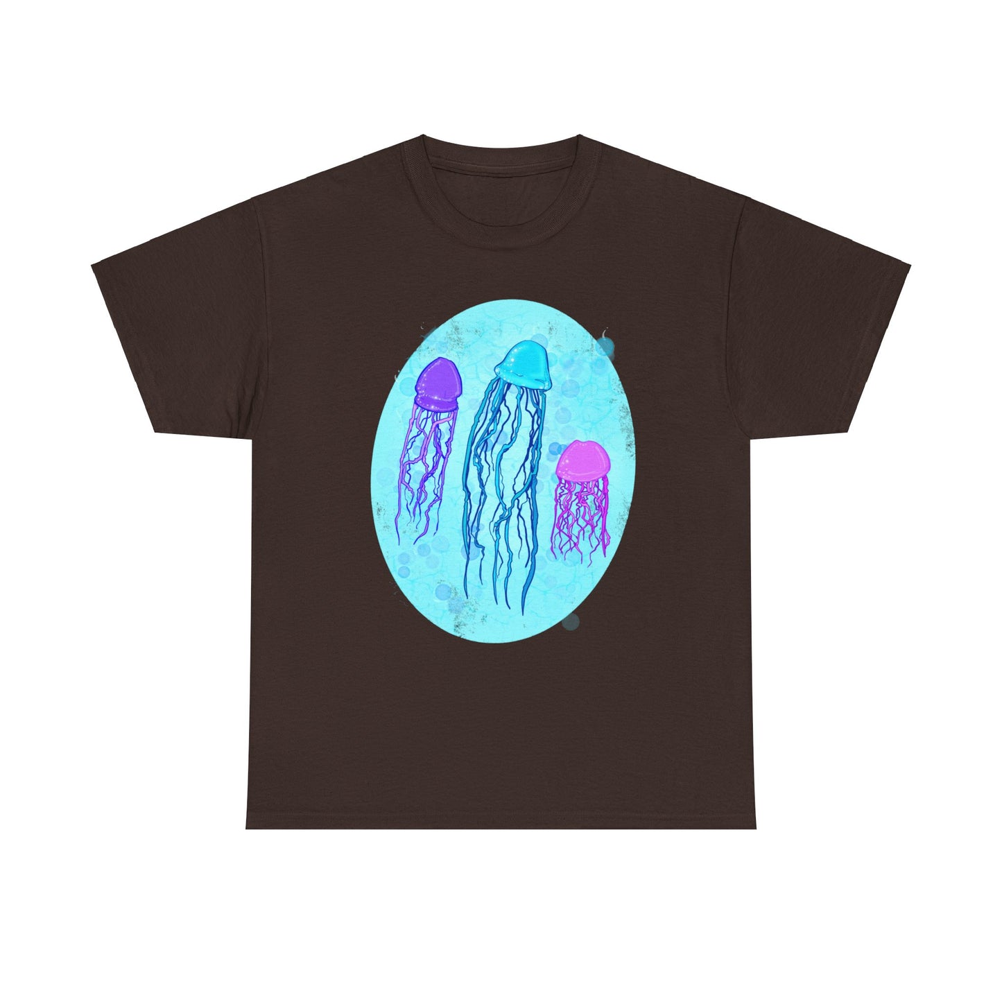 Jellyfish Varieties Unisex Heavy Cotton Tee