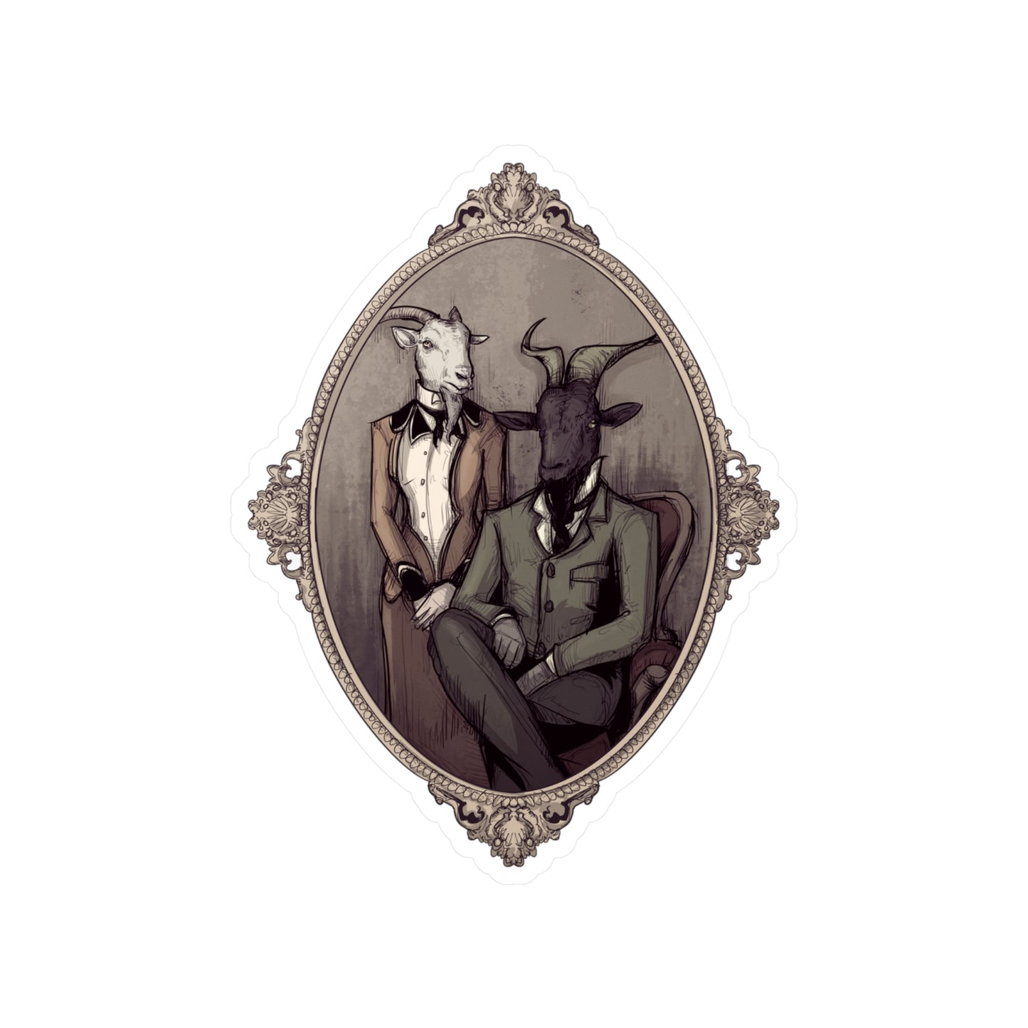 Victorian Horror Kiss-Cut Vinyl Decal