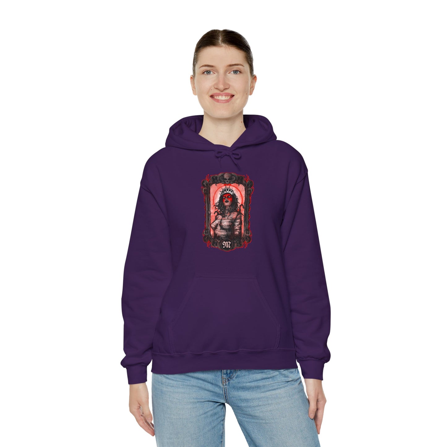 Queen Medusa Unisex Heavy Blend Hooded Sweatshirt