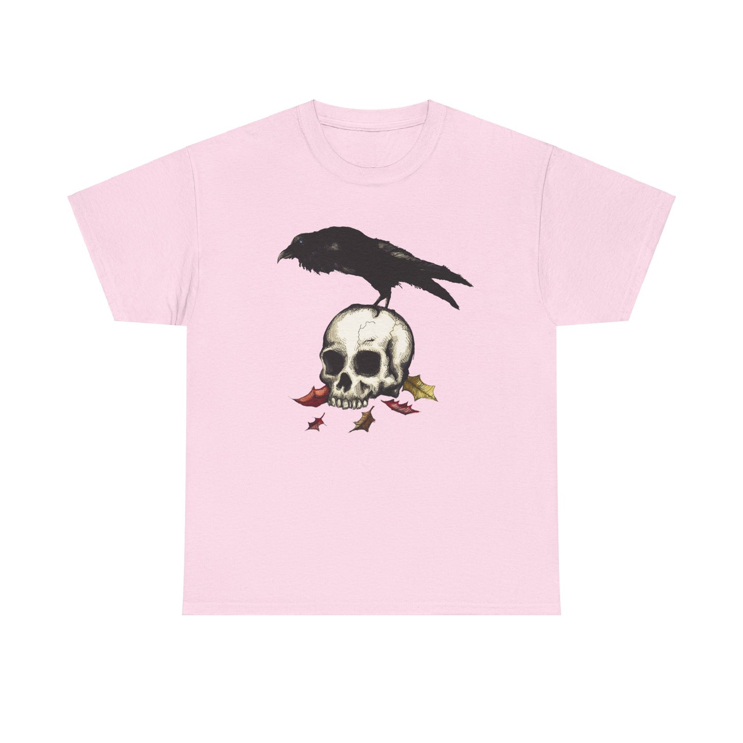 Crow Skull Unisex Heavy Cotton Tee