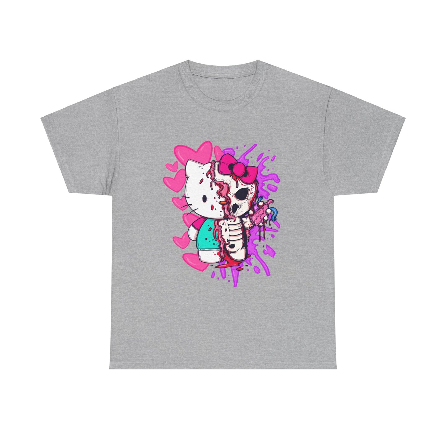 Zombie Kitty Unisex Heavy Cotton Patreon Tee