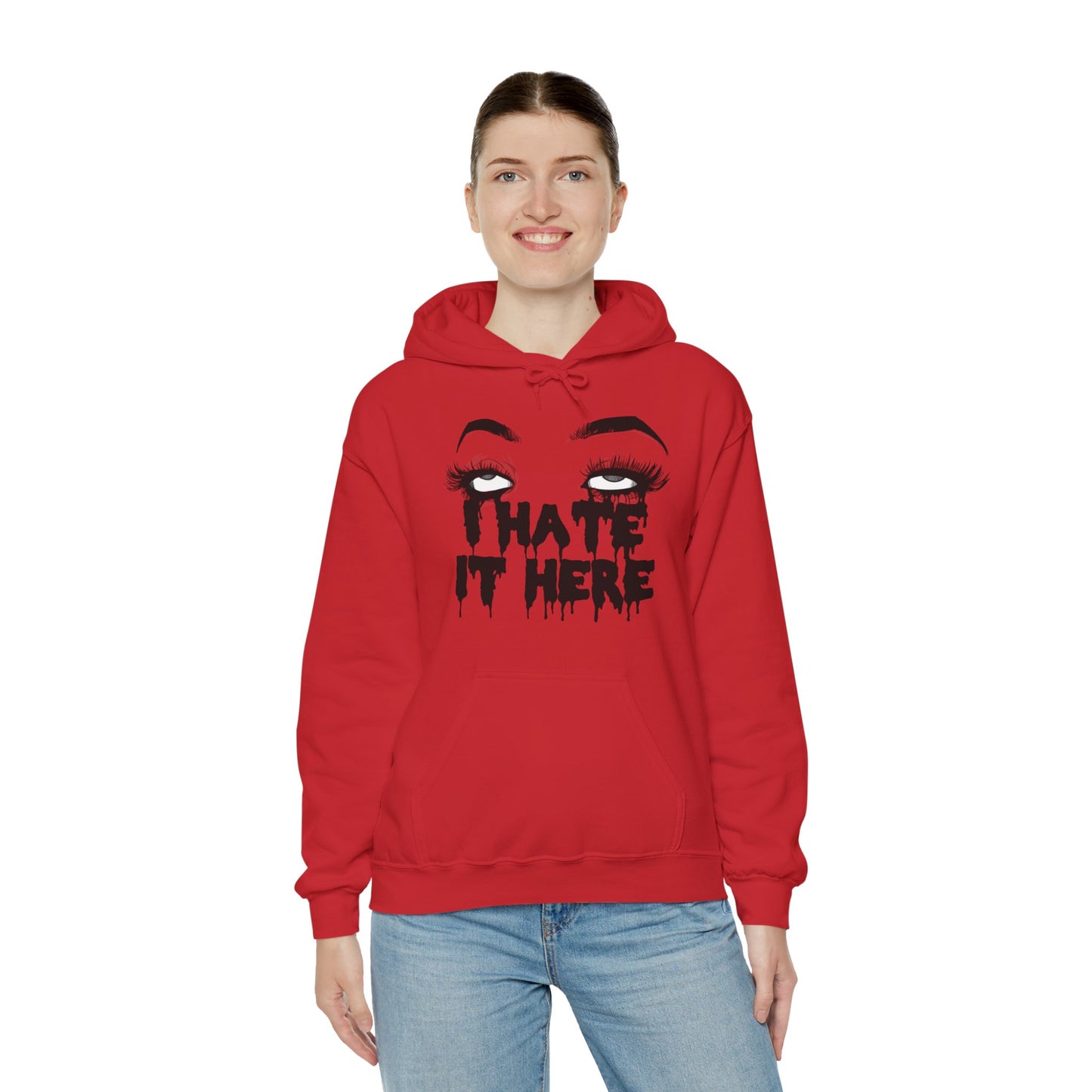 I Hate It Here Unisex Heavy Blend Hooded Sweatshirt