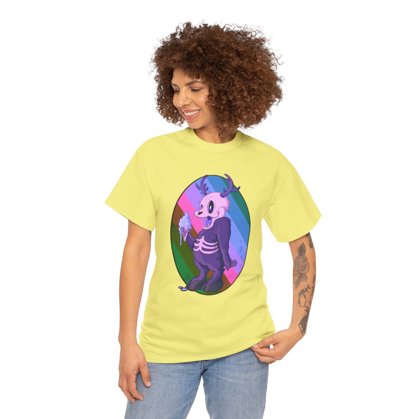 Monster Ice Cream Unisex Heavy Cotton Tee