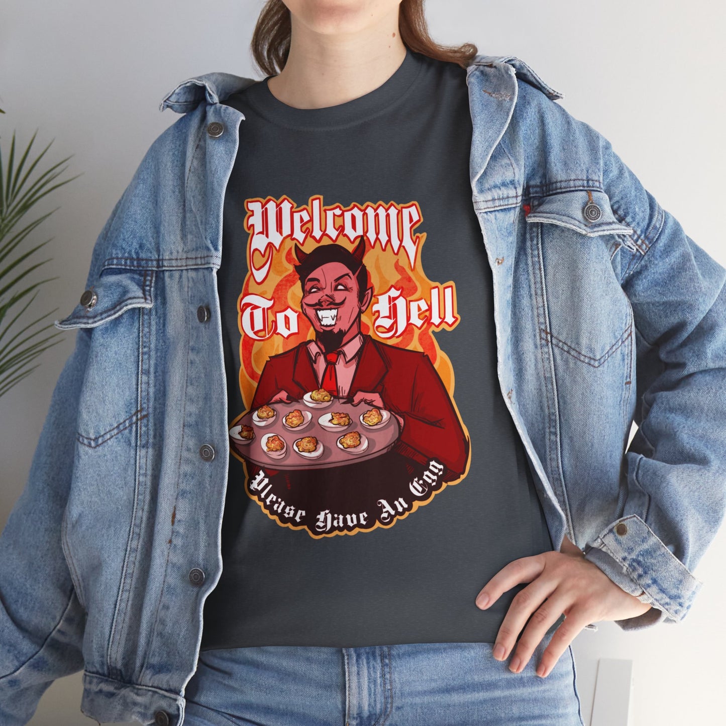 Deviled Eggs Unisex Heavy Cotton Tee