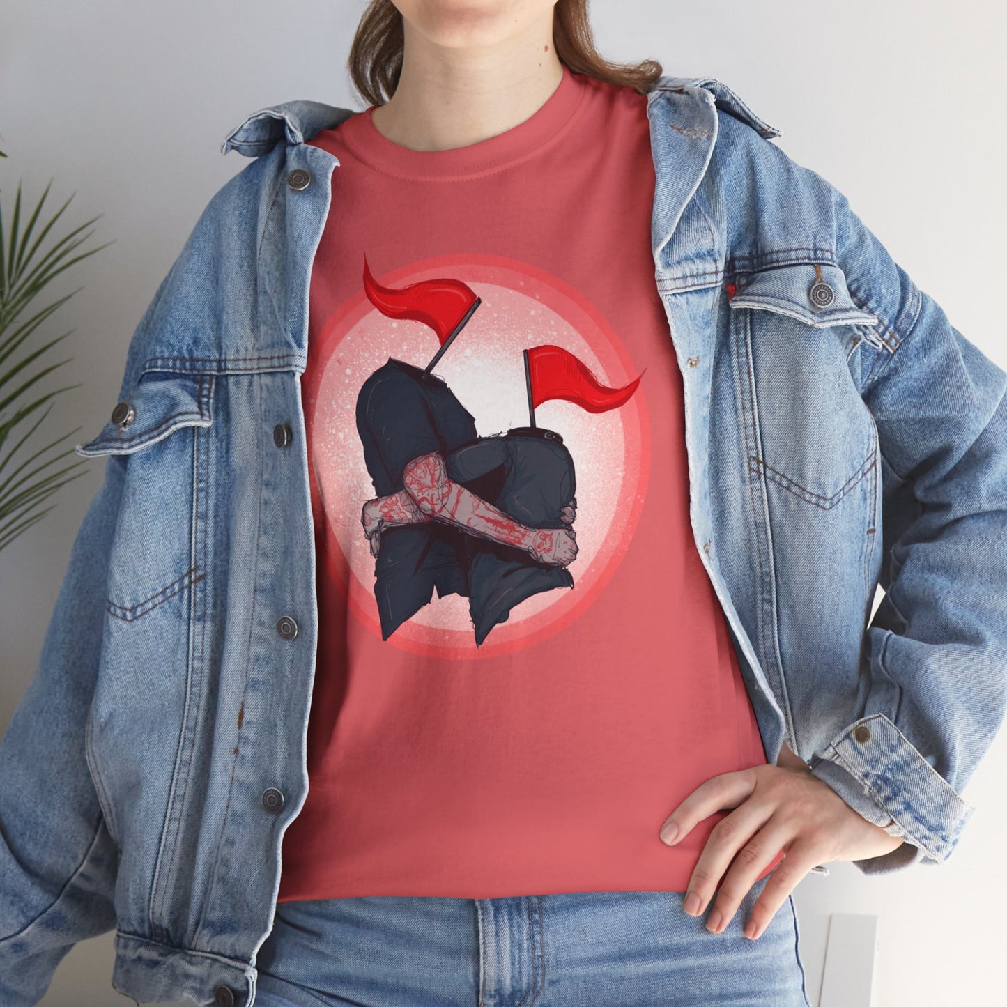 Red Flags Unisex Heavy Cotton Tee