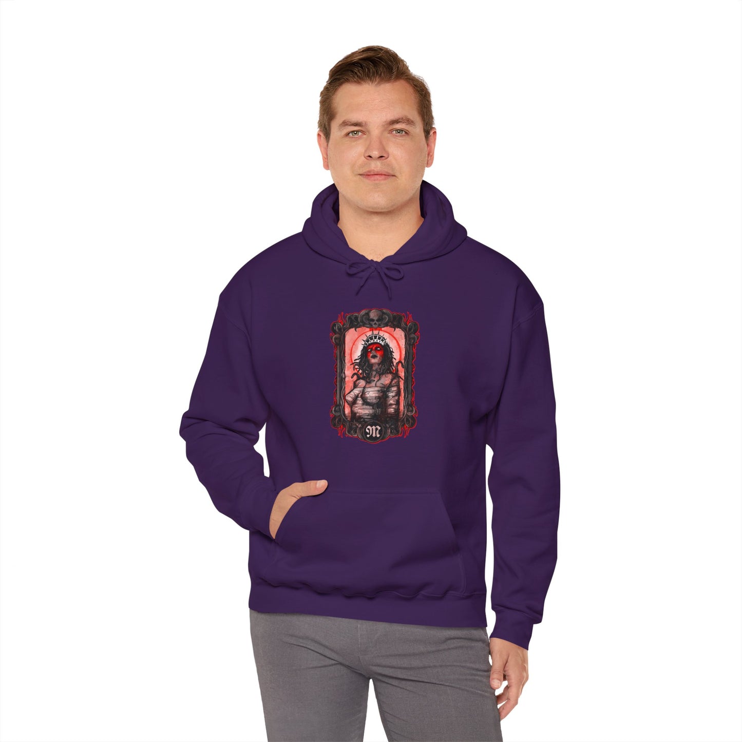 Queen Medusa Unisex Heavy Blend Hooded Sweatshirt