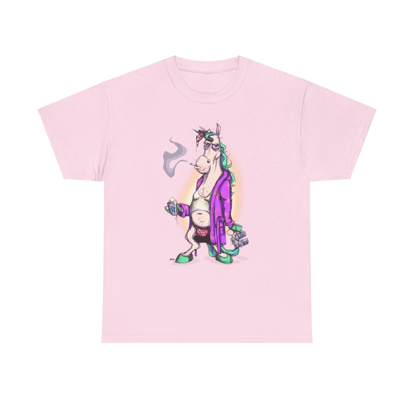 Dontgiveafuckacorn Unisex Heavy Cotton Tee