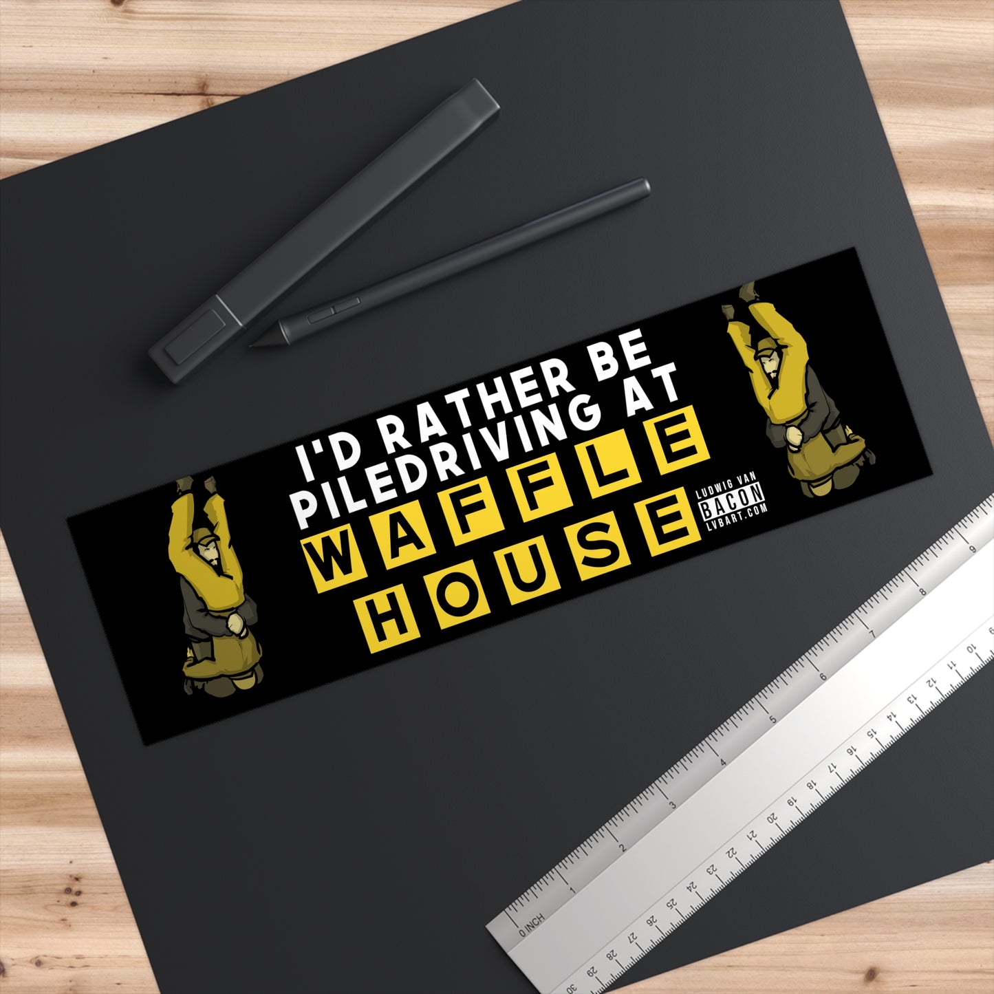 Waffle Driver Bumper Stickers