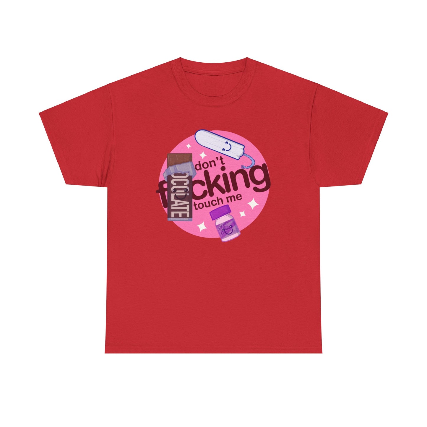 Don't Touch Me Unisex Heavy Cotton Tee