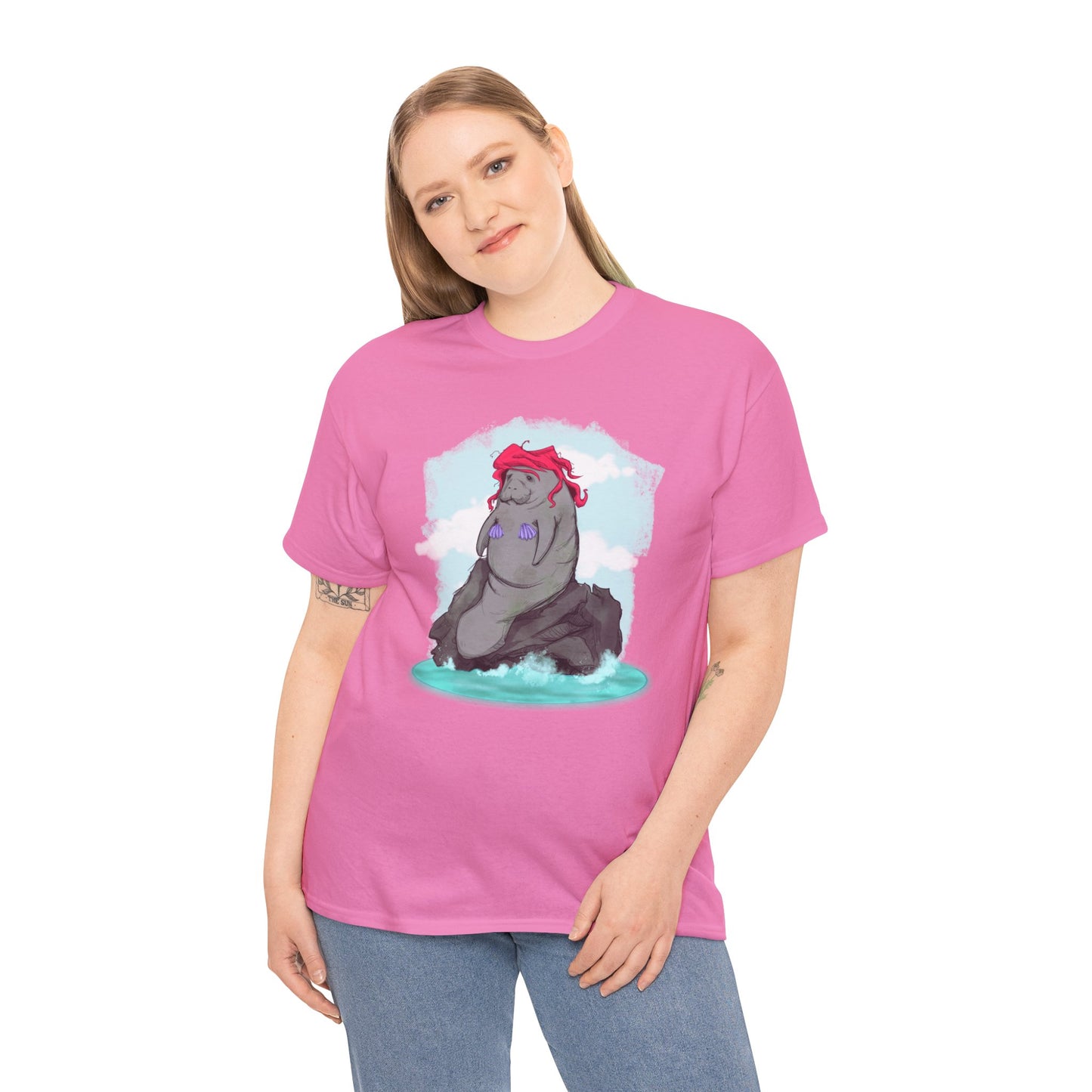 The Big Manatee Unisex Heavy Cotton Tee