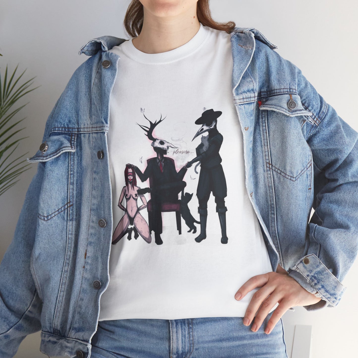 Deer Daddy / Nocturnal Unisex Heavy Cotton Tee