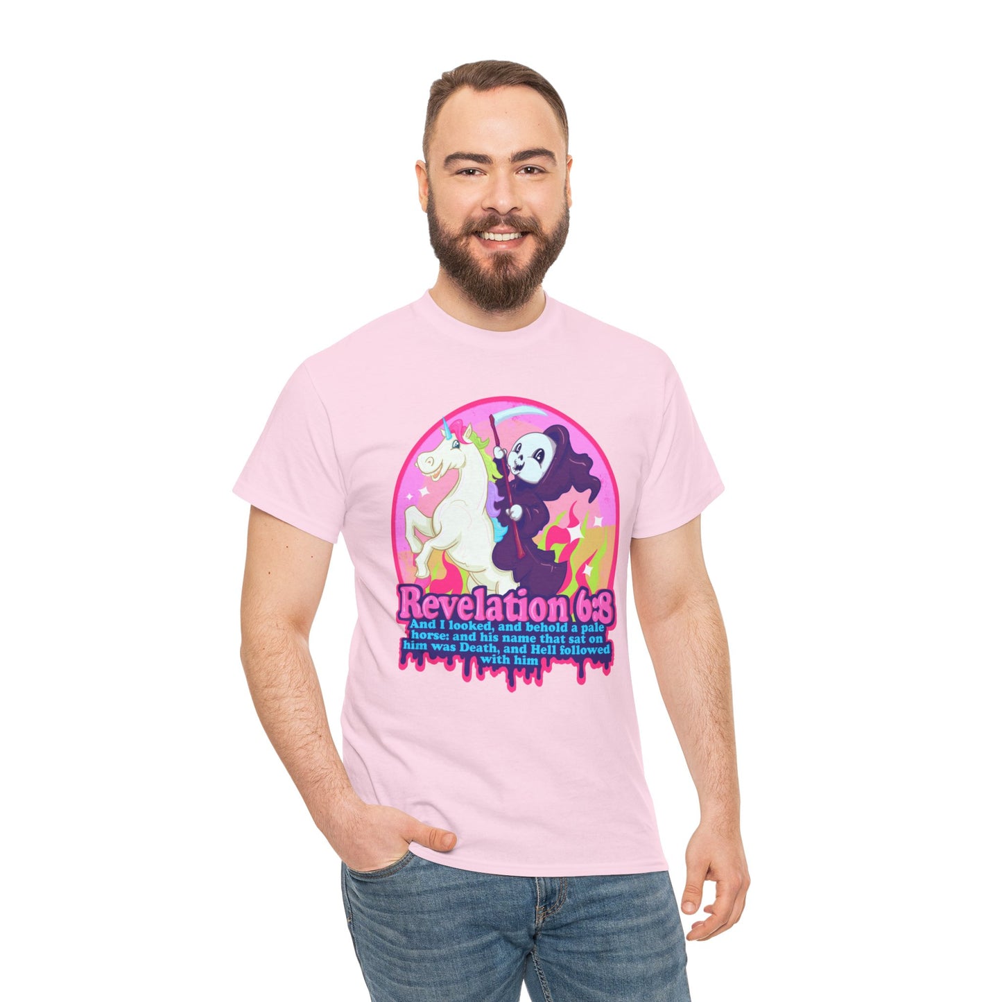 Revelation 6:8 Unisex Heavy Cotton Tee