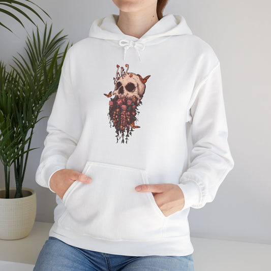 Elemental Skull Nature Unisex Heavy Blend Hooded Sweatshirt