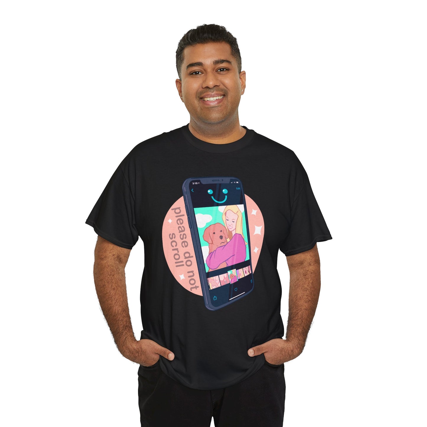 Don't Scroll Unisex Heavy Cotton Tee