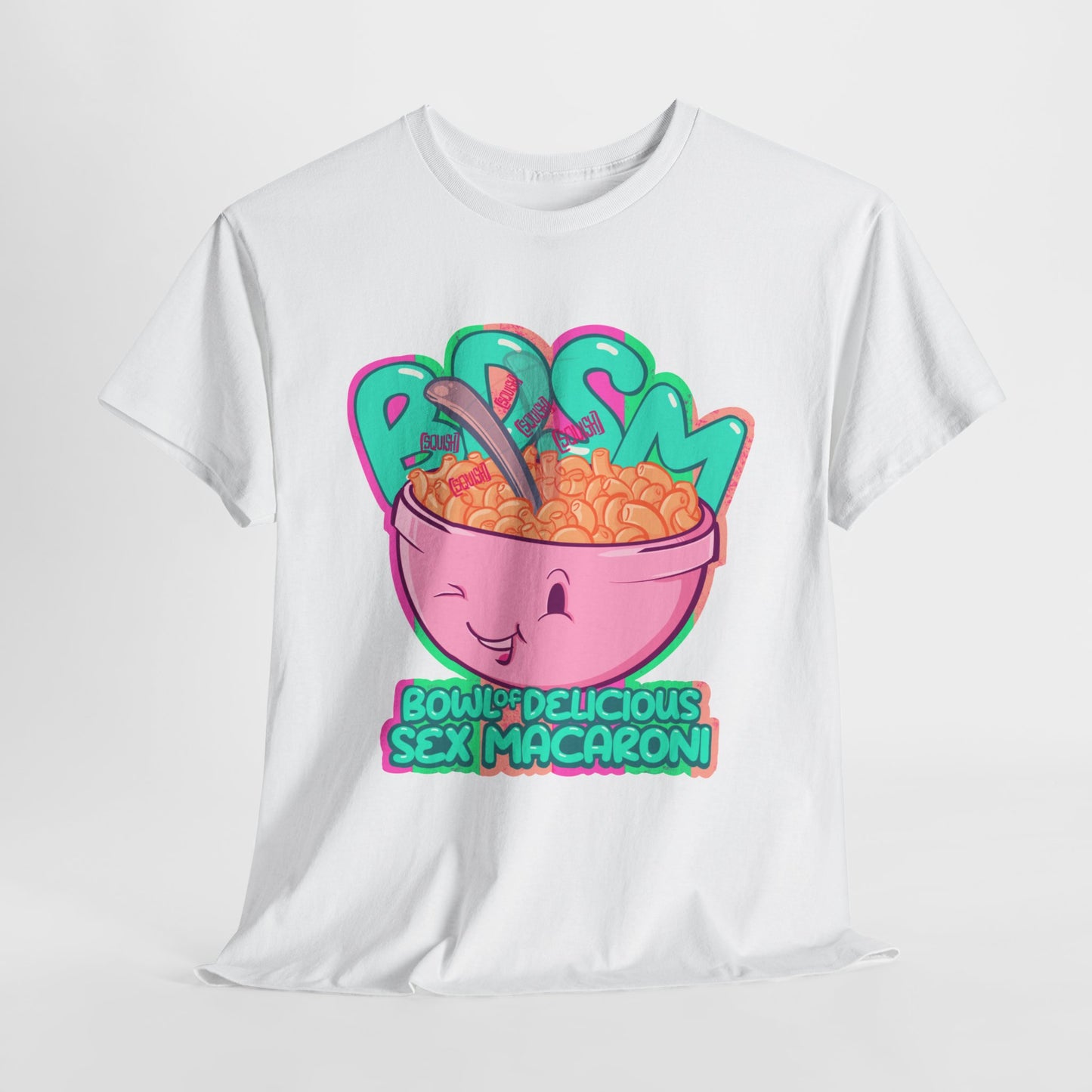 Bowl of Delicious Sex Macaroni Unisex Heavy Cotton Tee