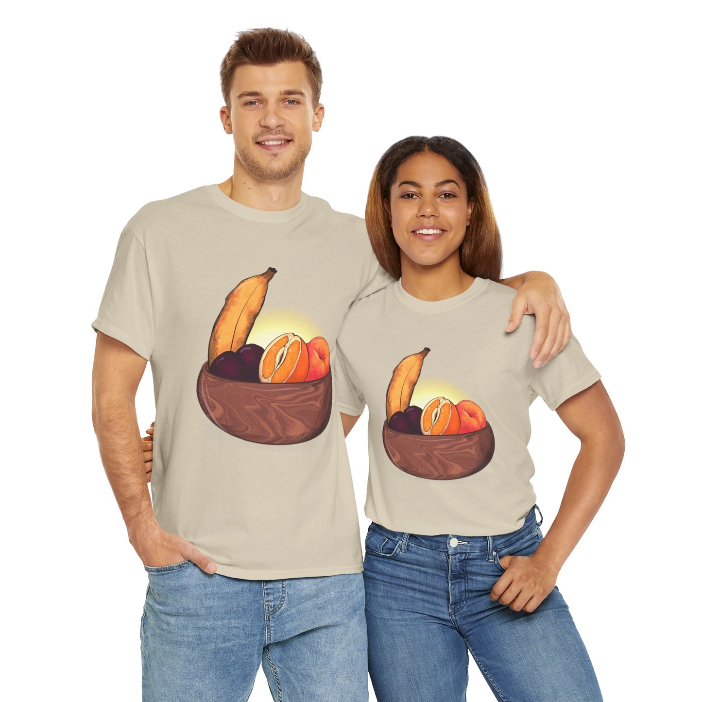 Adult Fruit Basket Unisex Heavy Cotton Tee