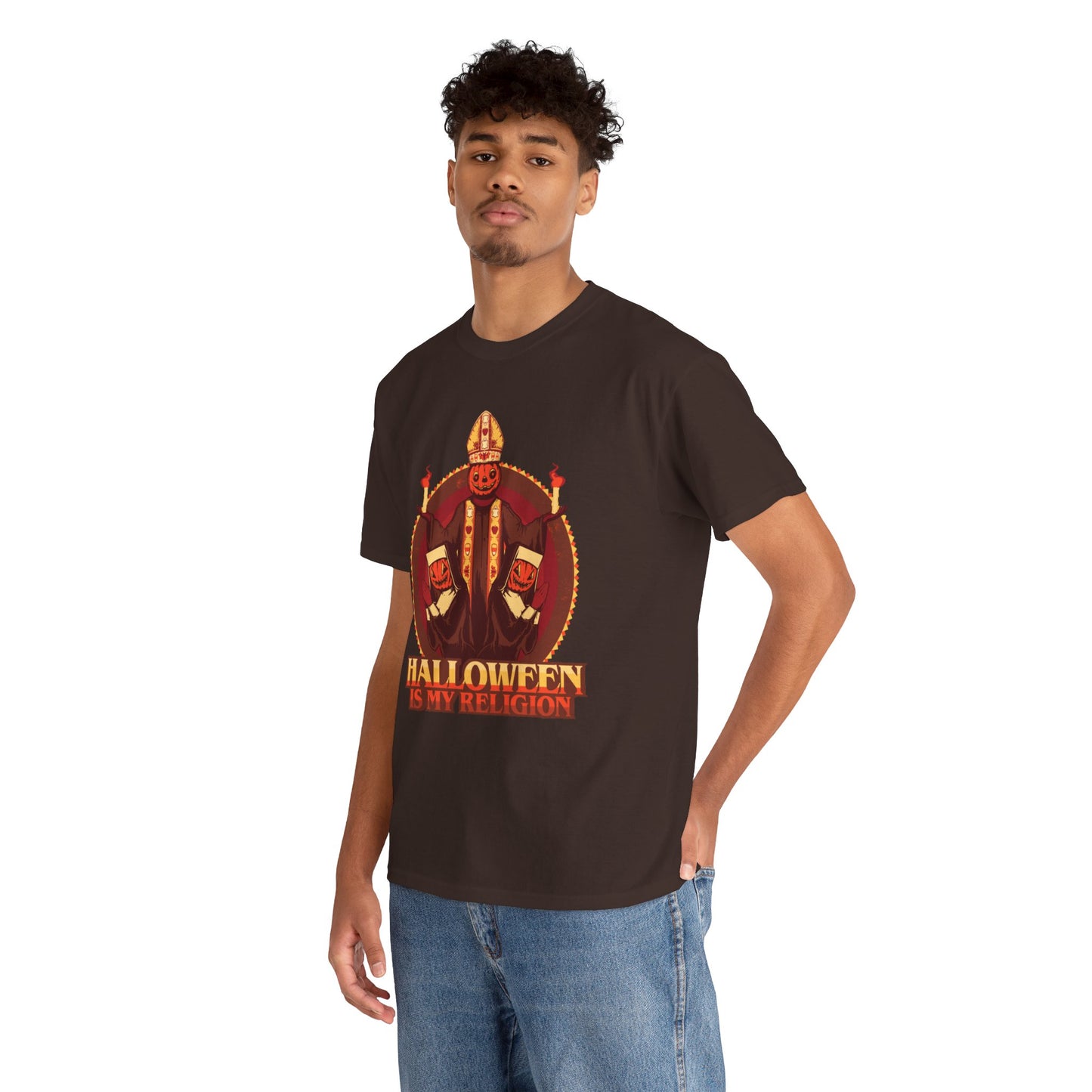 Halloween Is My Religion Unisex Heavy Cotton Tee