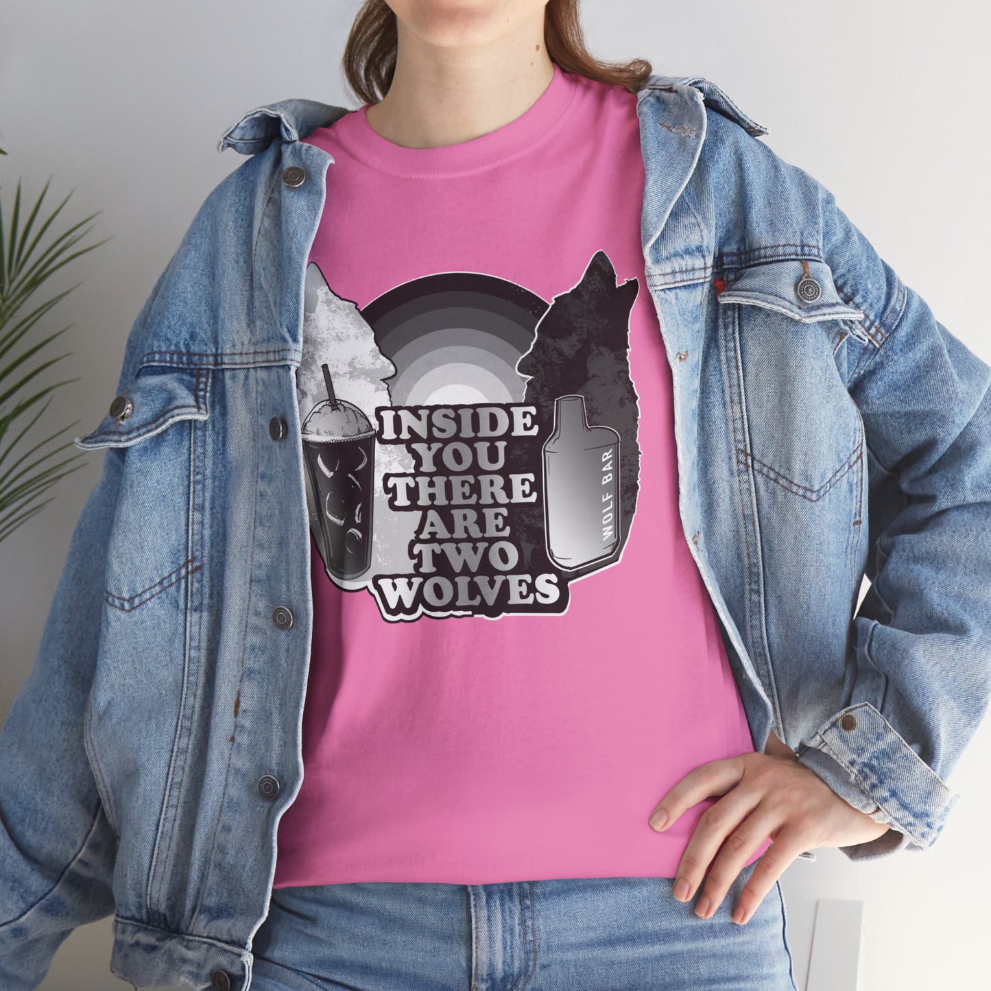 Two Wolves Unisex Heavy Cotton Tee