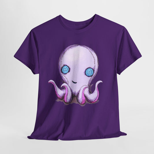 Octopus Plushie Unisex Heavy Cotton Tee
