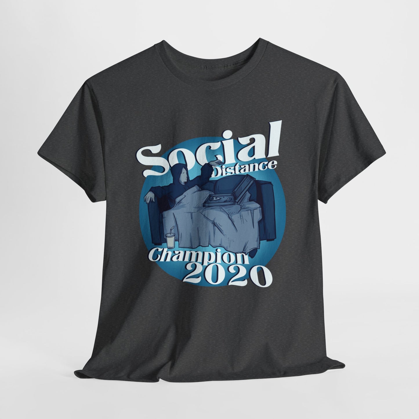 Social Distance Champion Unisex Heavy Cotton Tee